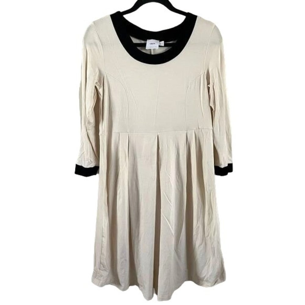ASOS Maternity Cream & Black Maternity Dress, Sz 8